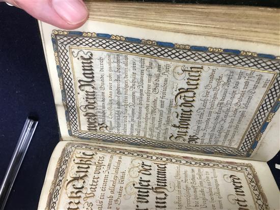 Johannes Kirchring the Younger. Psalter in the German translation of Martin Luther. A calligraphic manuscript on vellum and paper